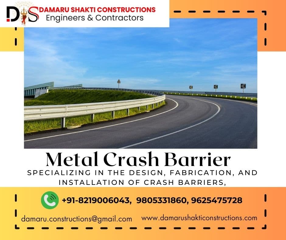 Metal Crash Barrier Supply & Erection